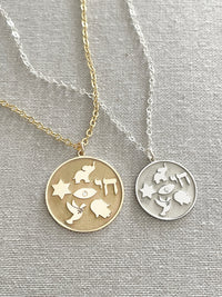 Avi Good Luck Symbols Necklace