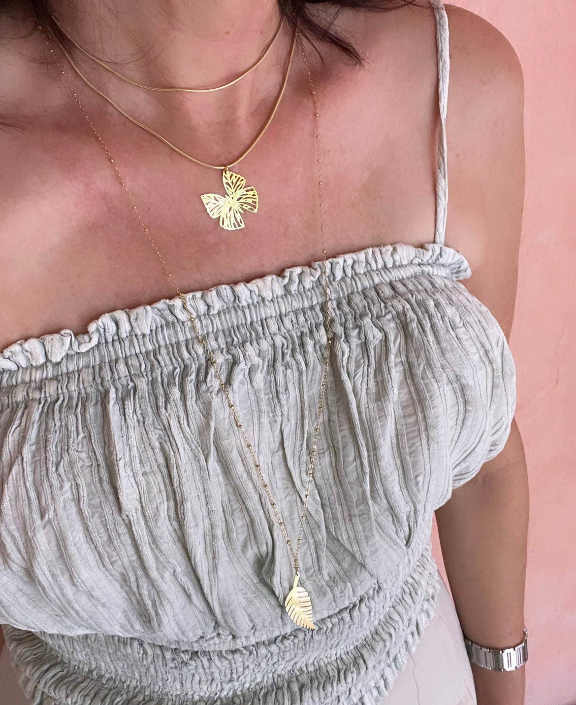 Filigree Butterfly Necklace II