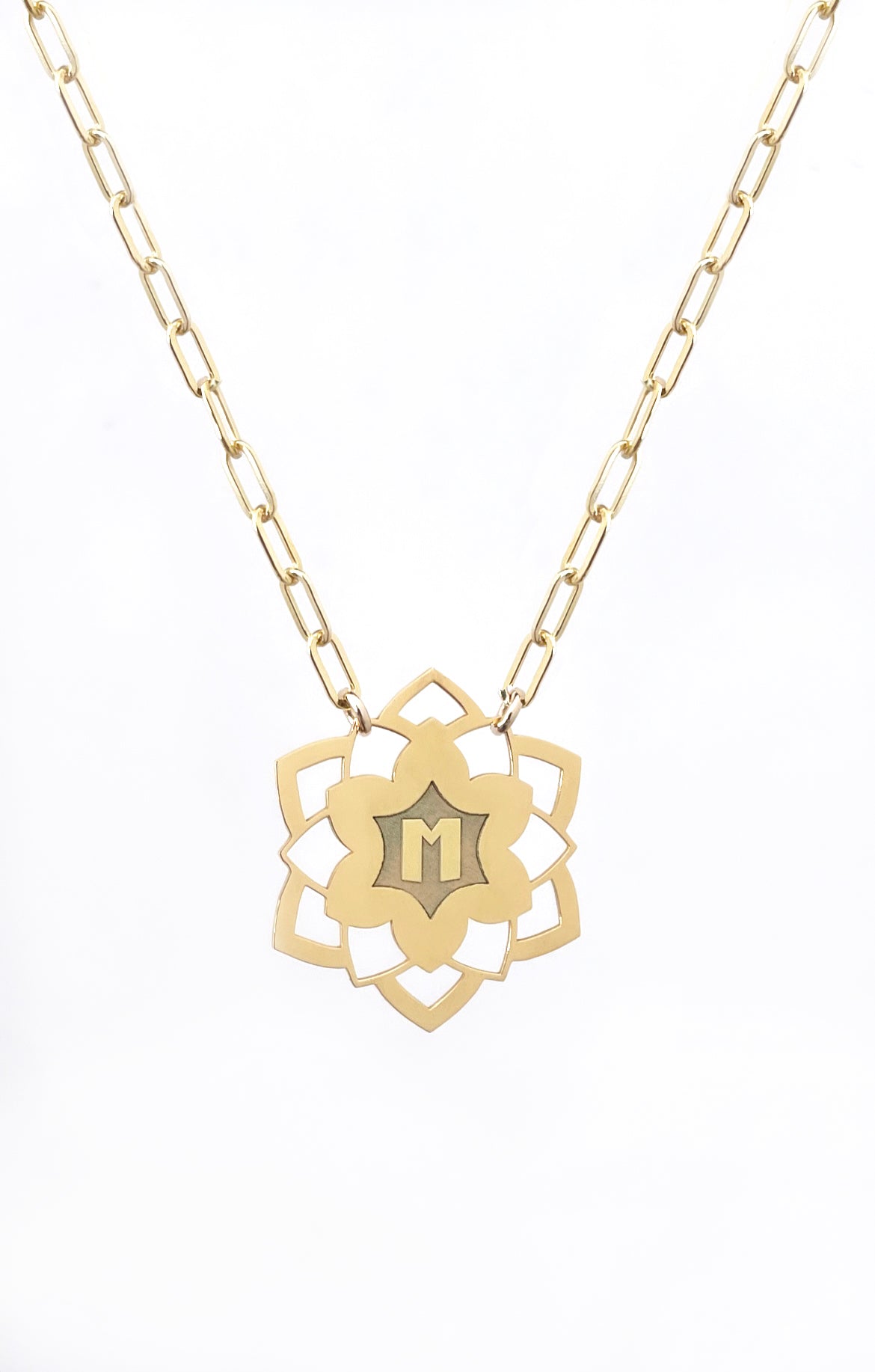Avery Mandala Medallion Necklace