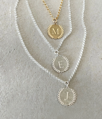 Apollo Wreath Medallion Necklace