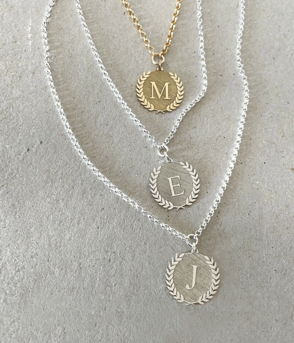 Apollo Wreath Medallion Necklace
