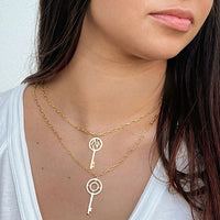 Alma Love Key Necklace