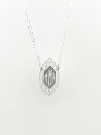 Filigree Monogram Necklace