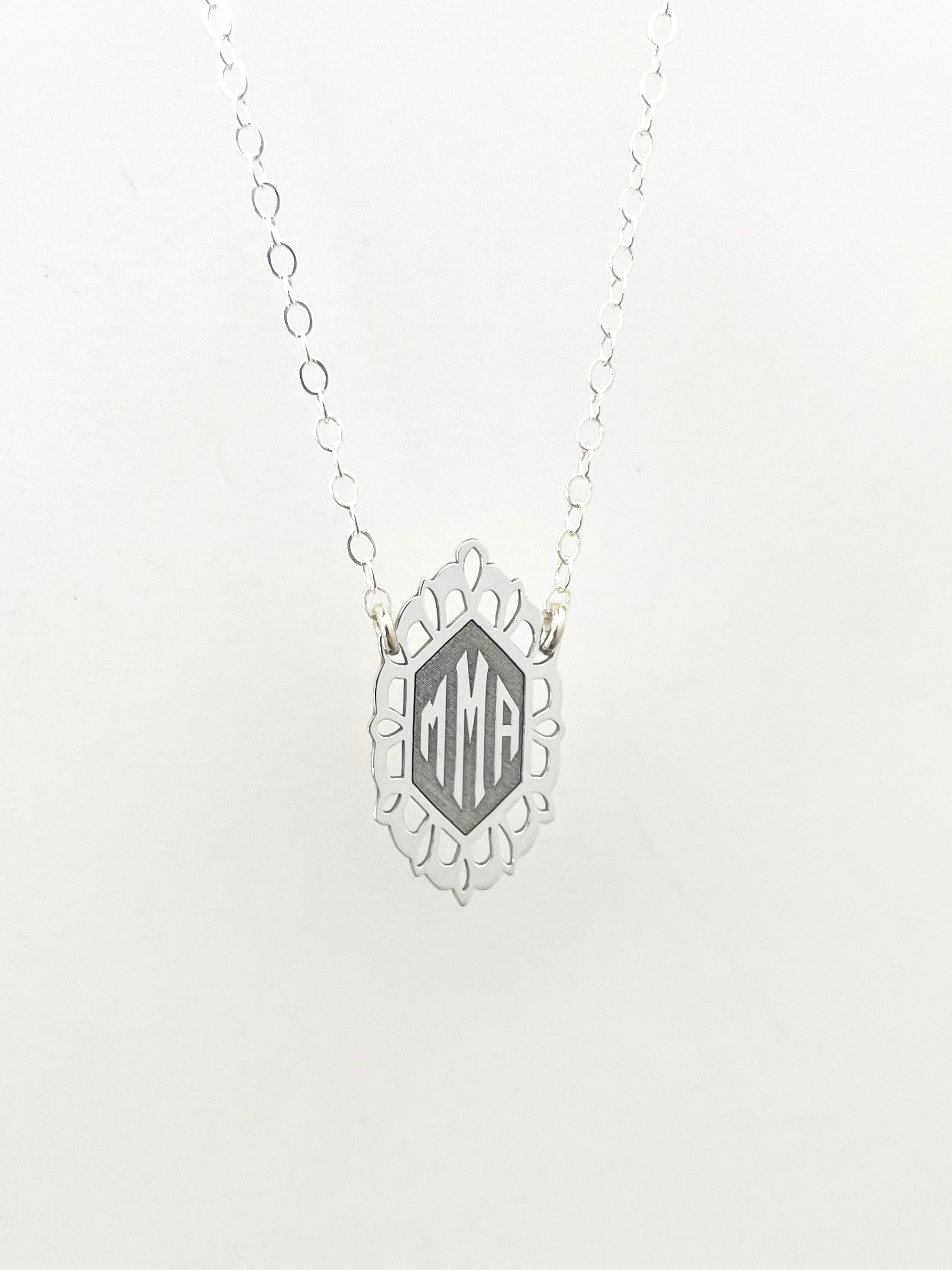 Filigree Monogram Necklace