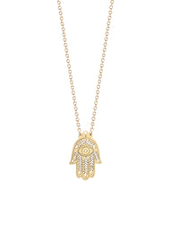 Lily Hamsa Necklace