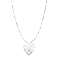 Ivy Personalized Heart and Key Necklace
