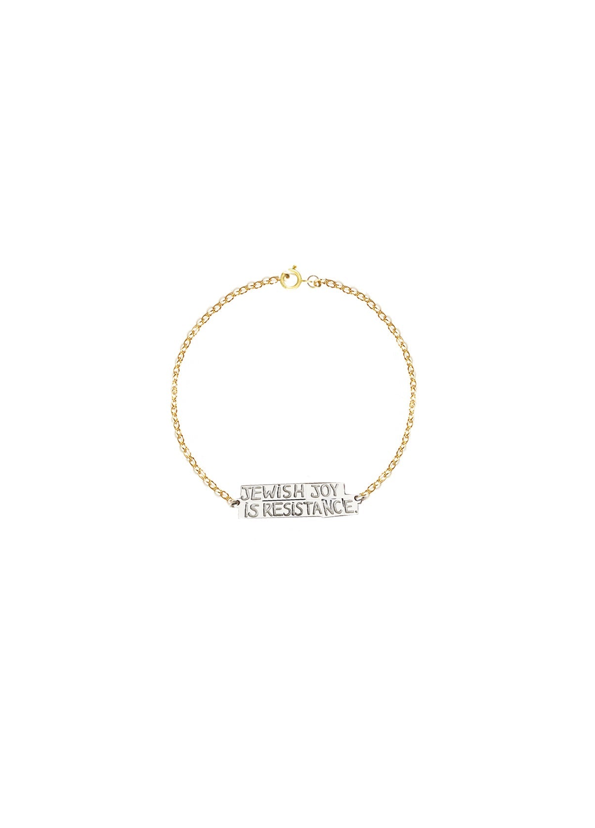 Jewish Joy is Resistance Bracelet
