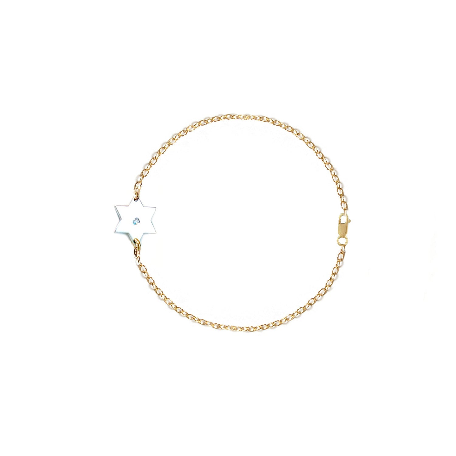 Dani Star of David Diamond Bracelet | Anklet