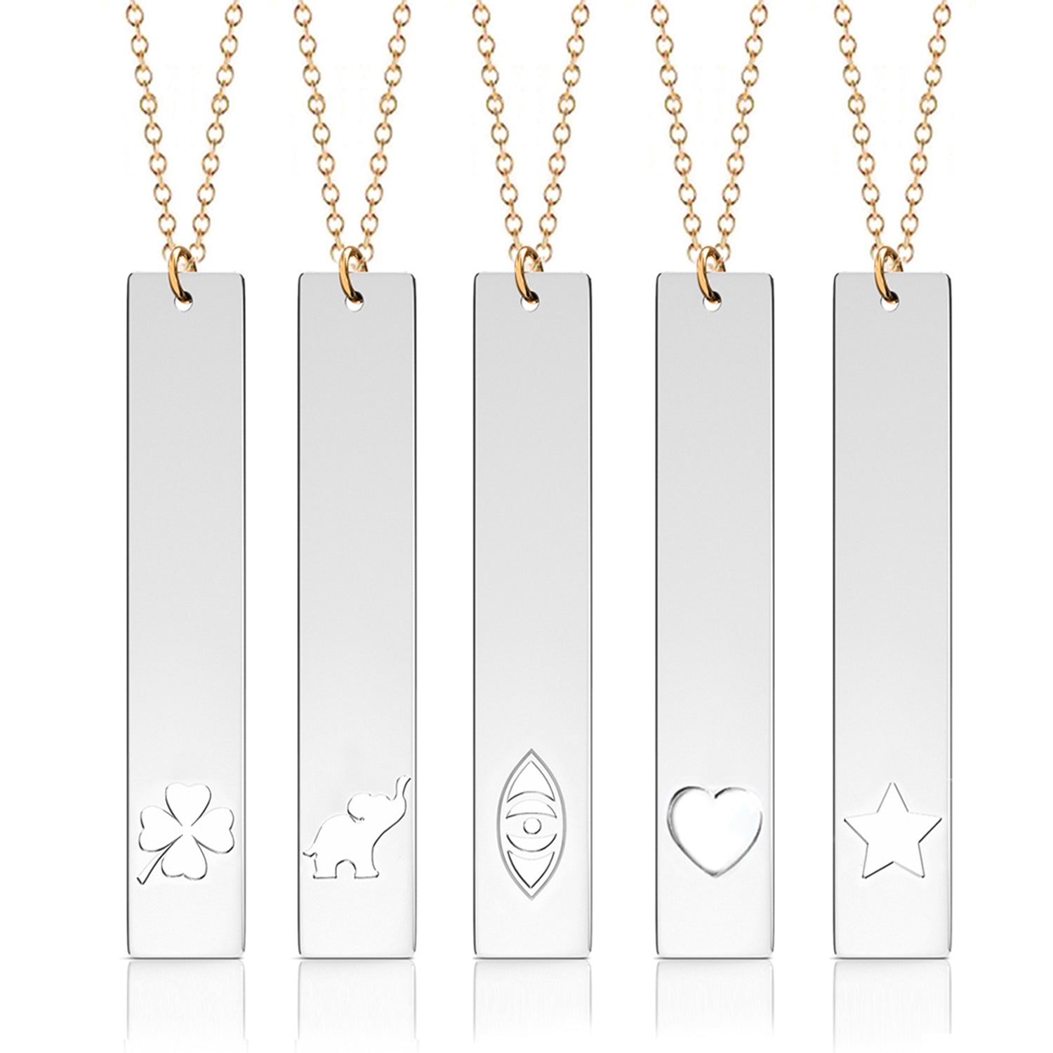 Stella Vertical Bar Necklace