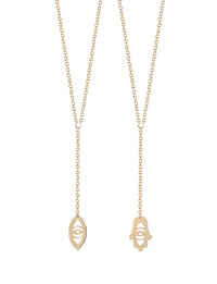 Adi Evil Eye & Hamsa Lariat