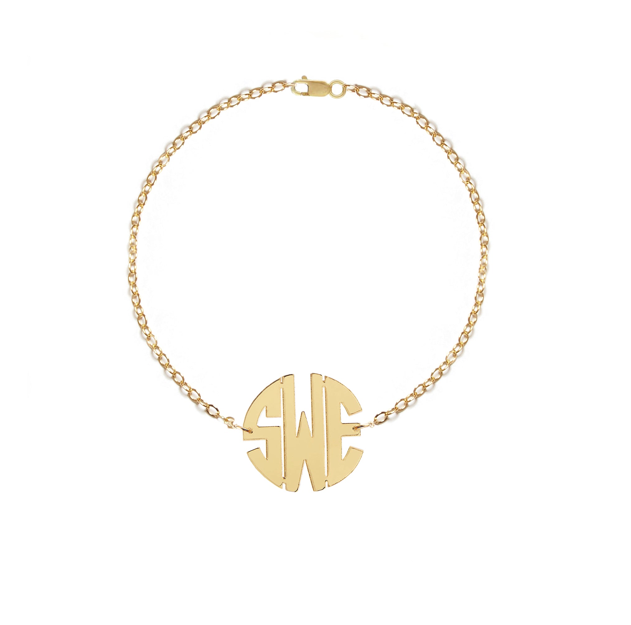 Monogram Block Bracelet