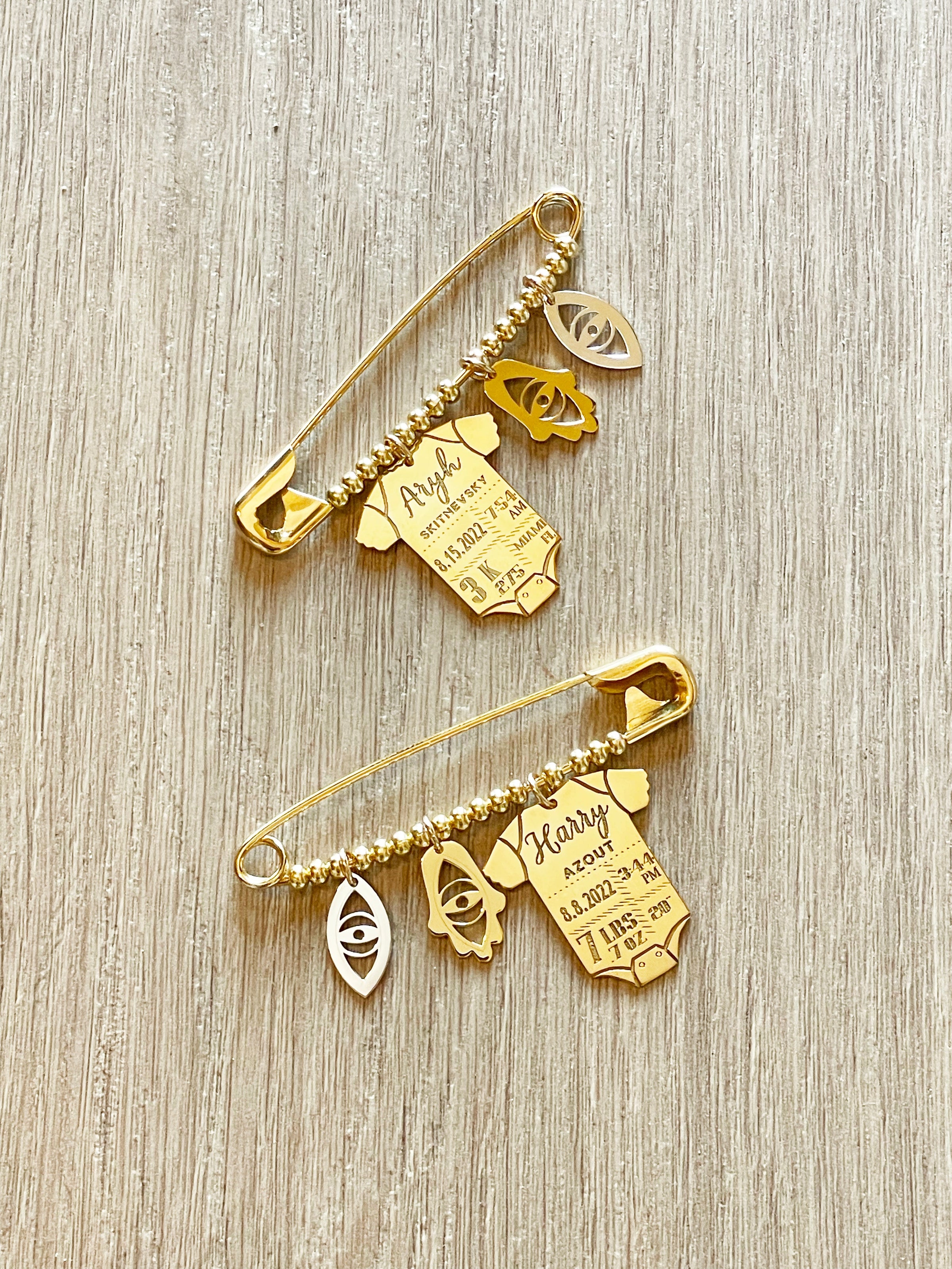 Custom Baby Onesie Charms Set