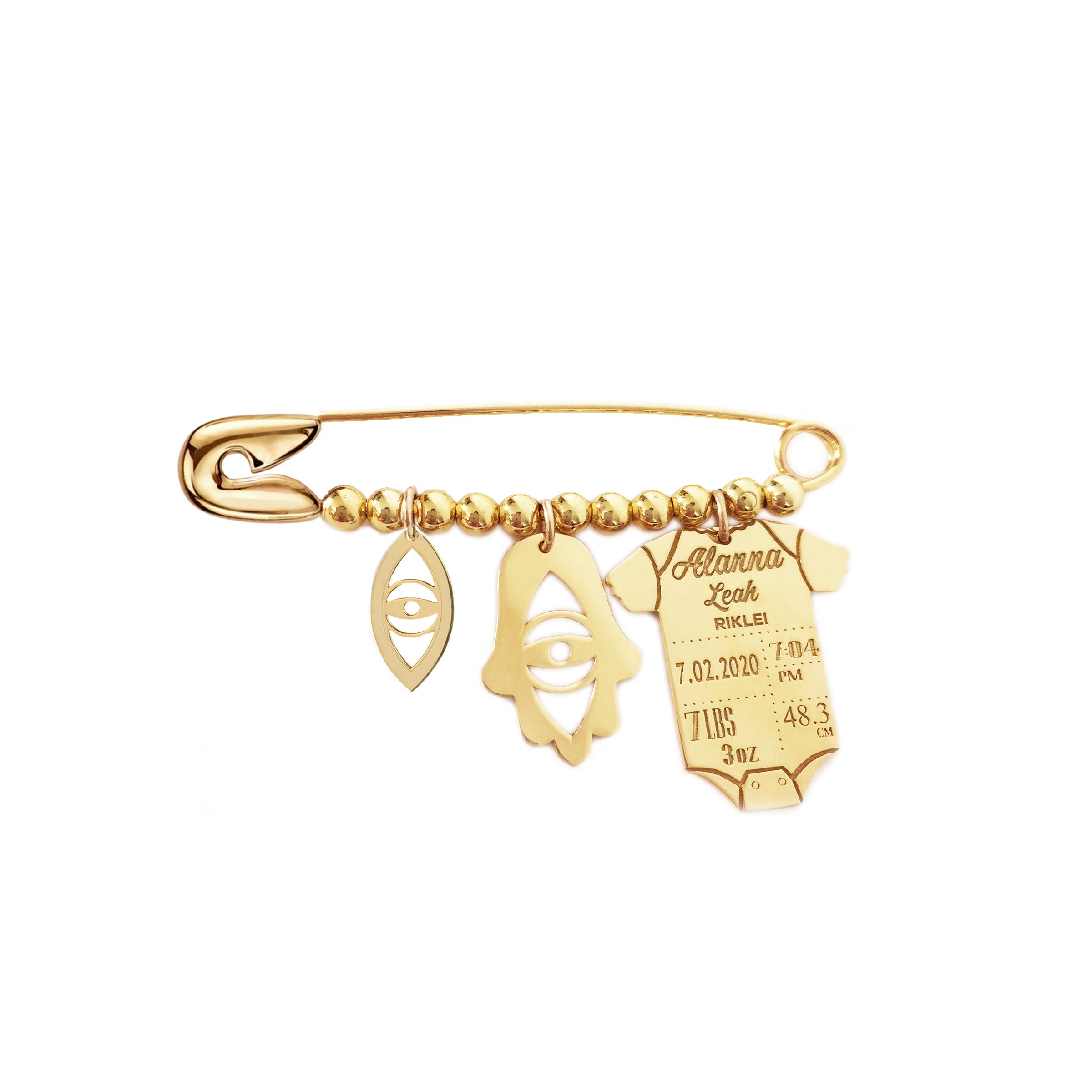 Custom Baby Onesie Charms Set