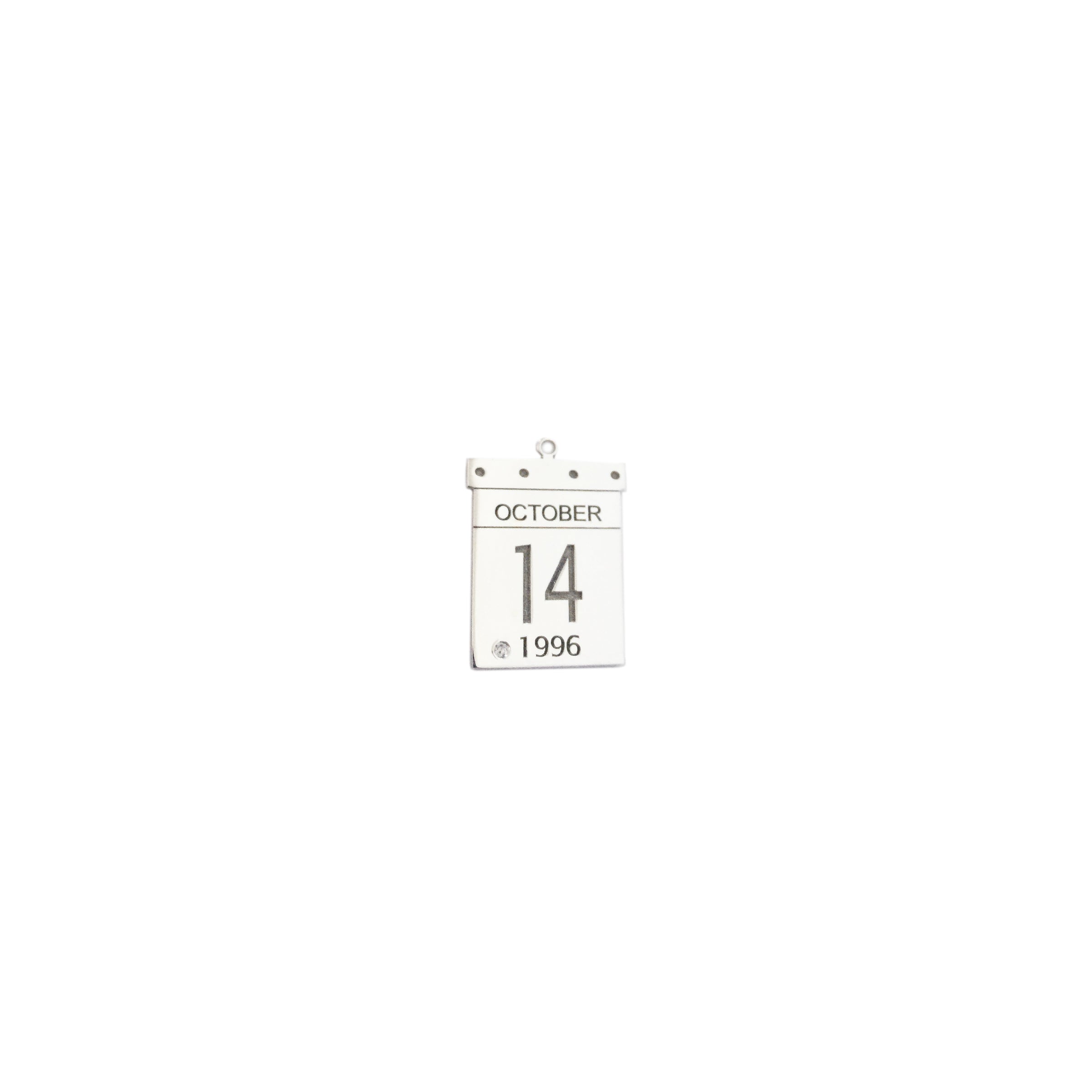 Date Calendar Charm