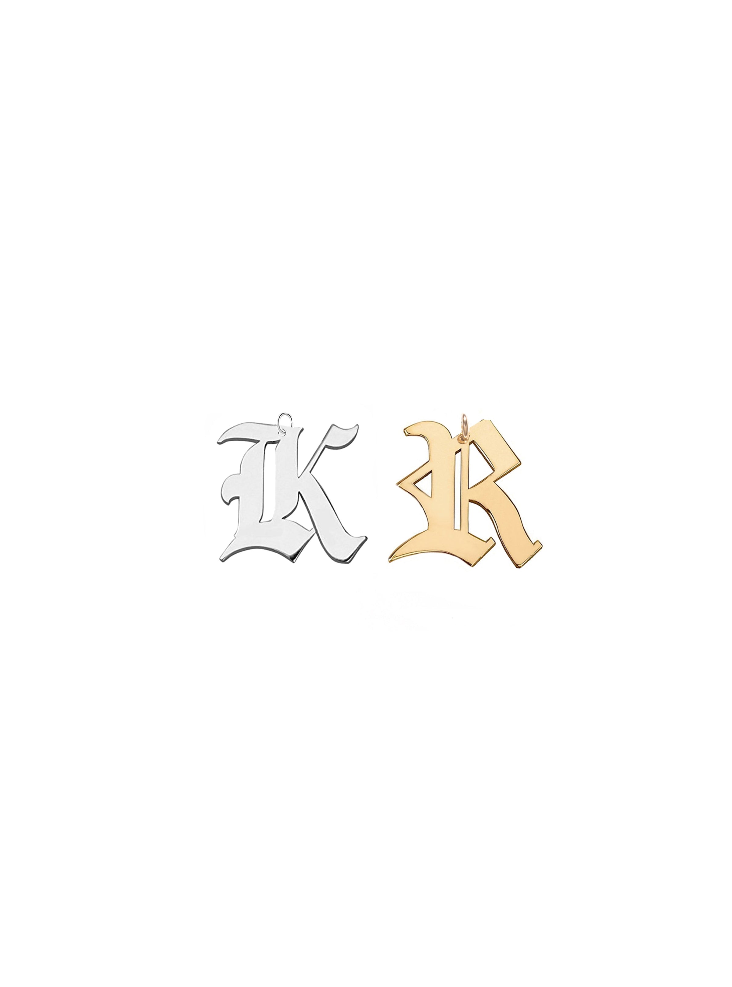 Old London Initial Charm