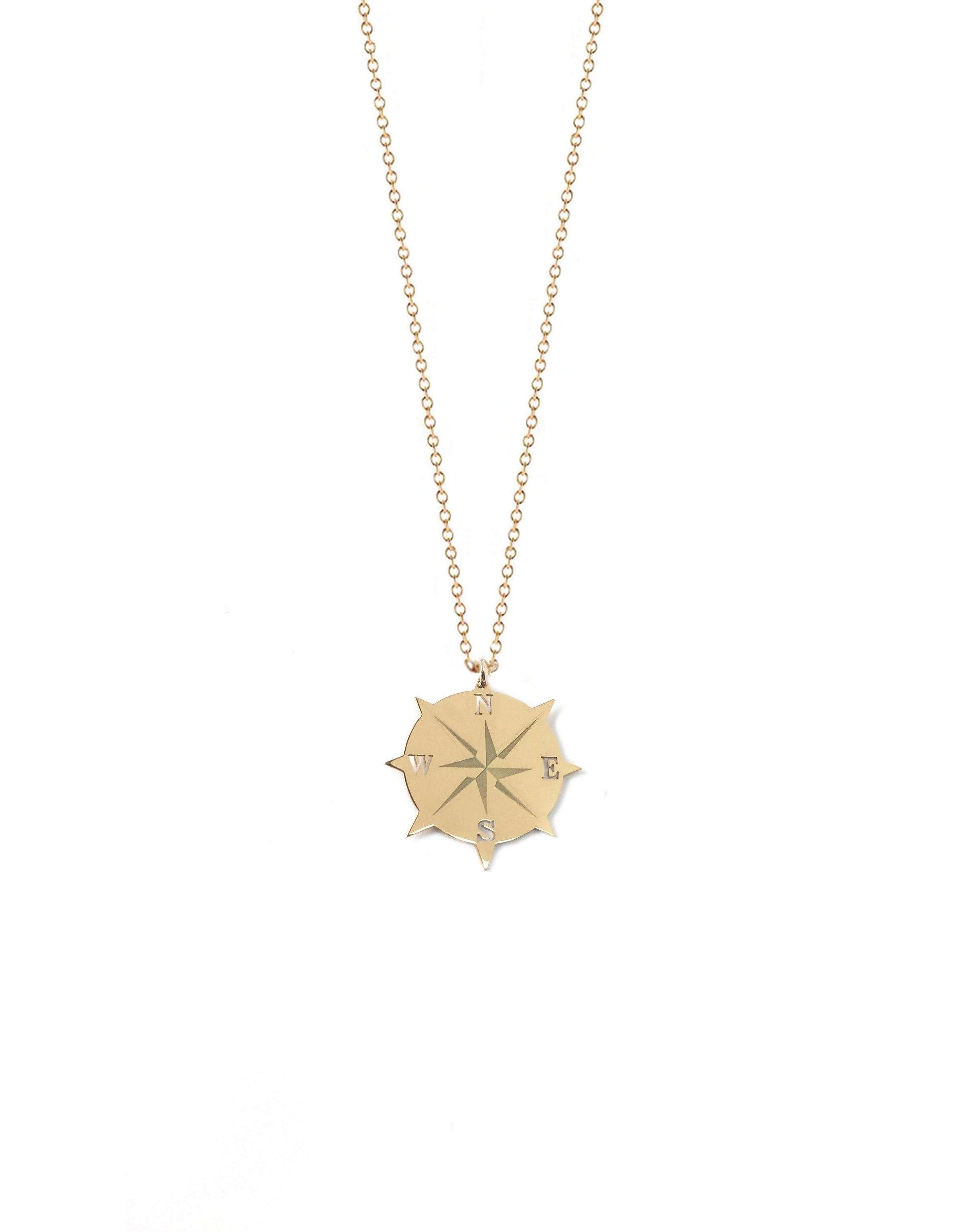 Compass Medallion Necklace