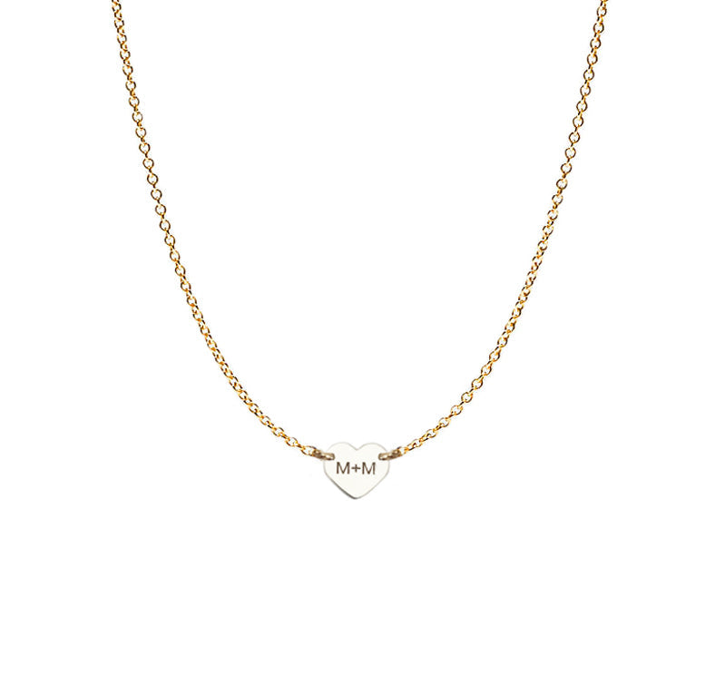 Dana Initial Heart Necklace