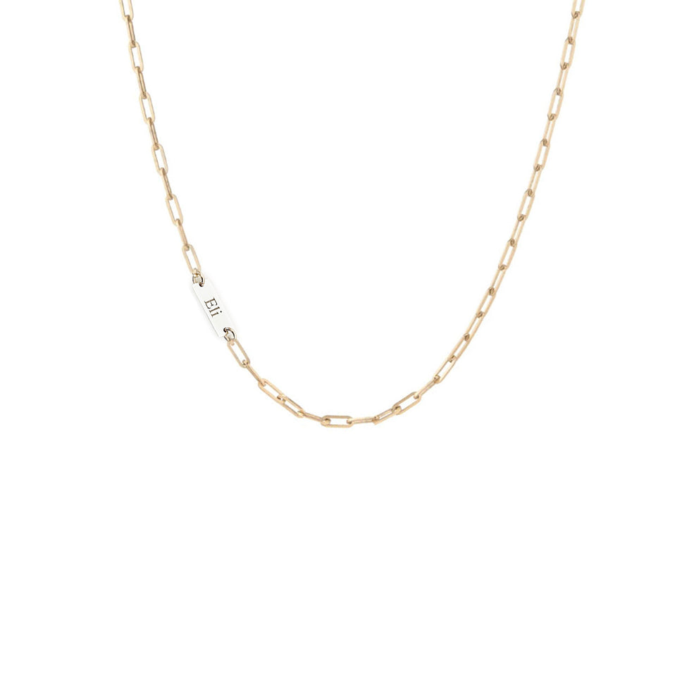 Kayla Name Paperclip Necklace