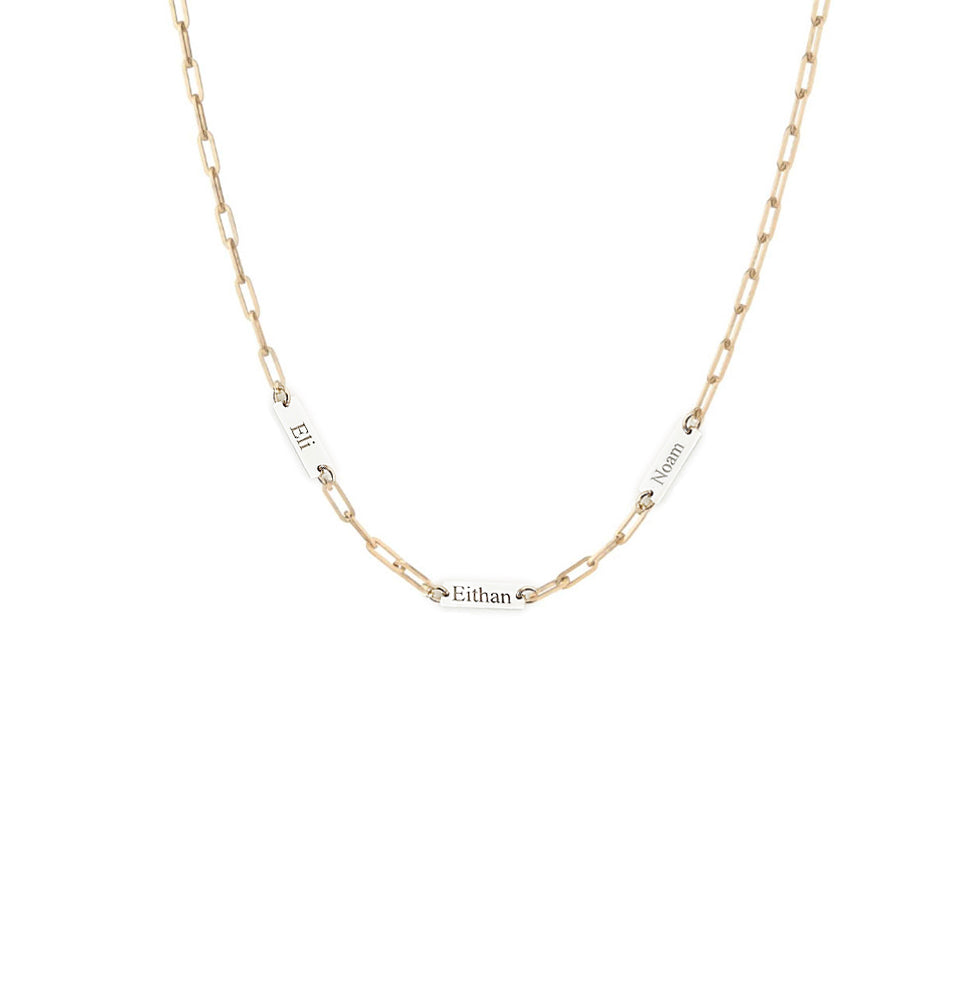 Kayla Name Paperclip Necklace