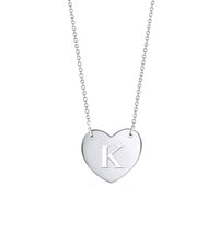 Venus Initial Heart Necklace