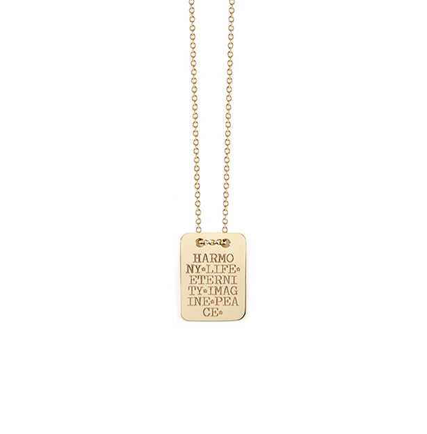 Harmony Tag Necklace