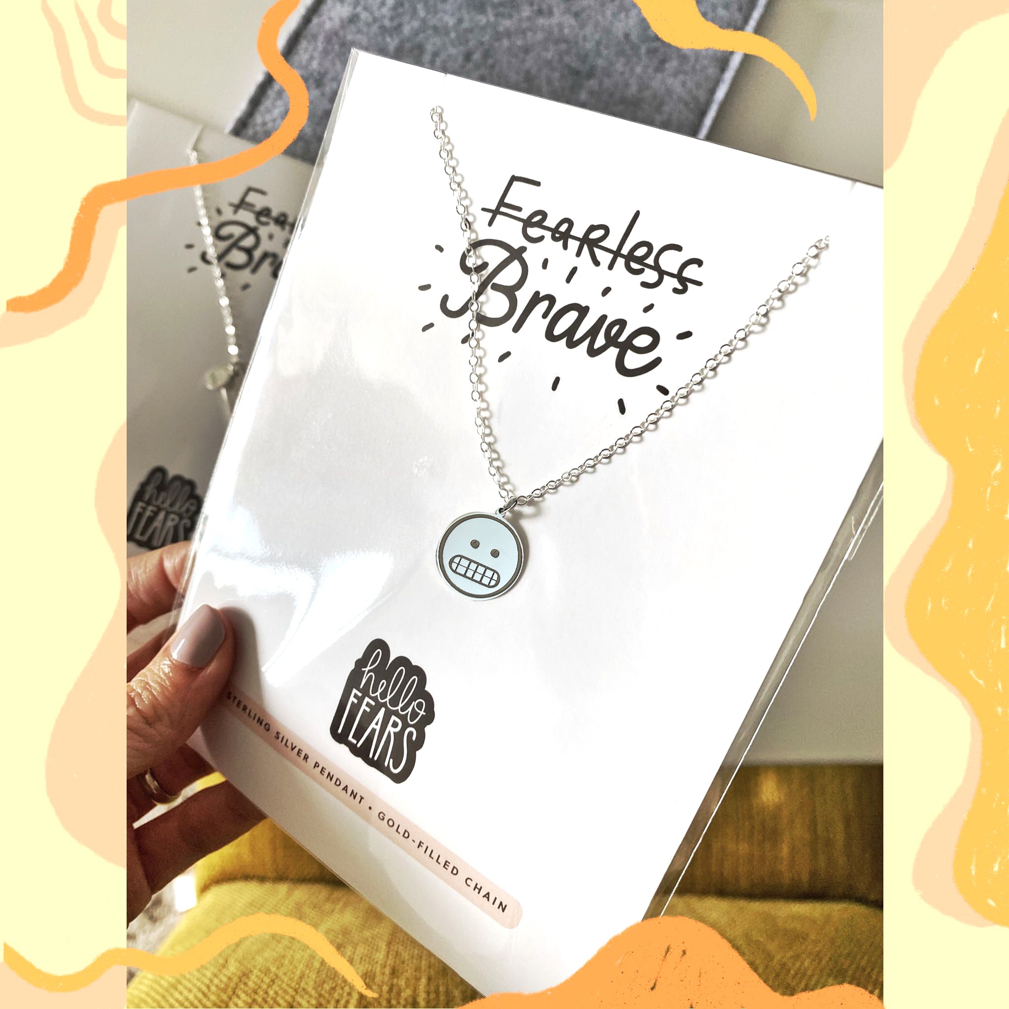 Hello Fears Emoji Necklace