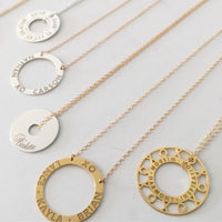 XOXO Personalized Token Necklace