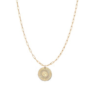 Initial Medallion Charm