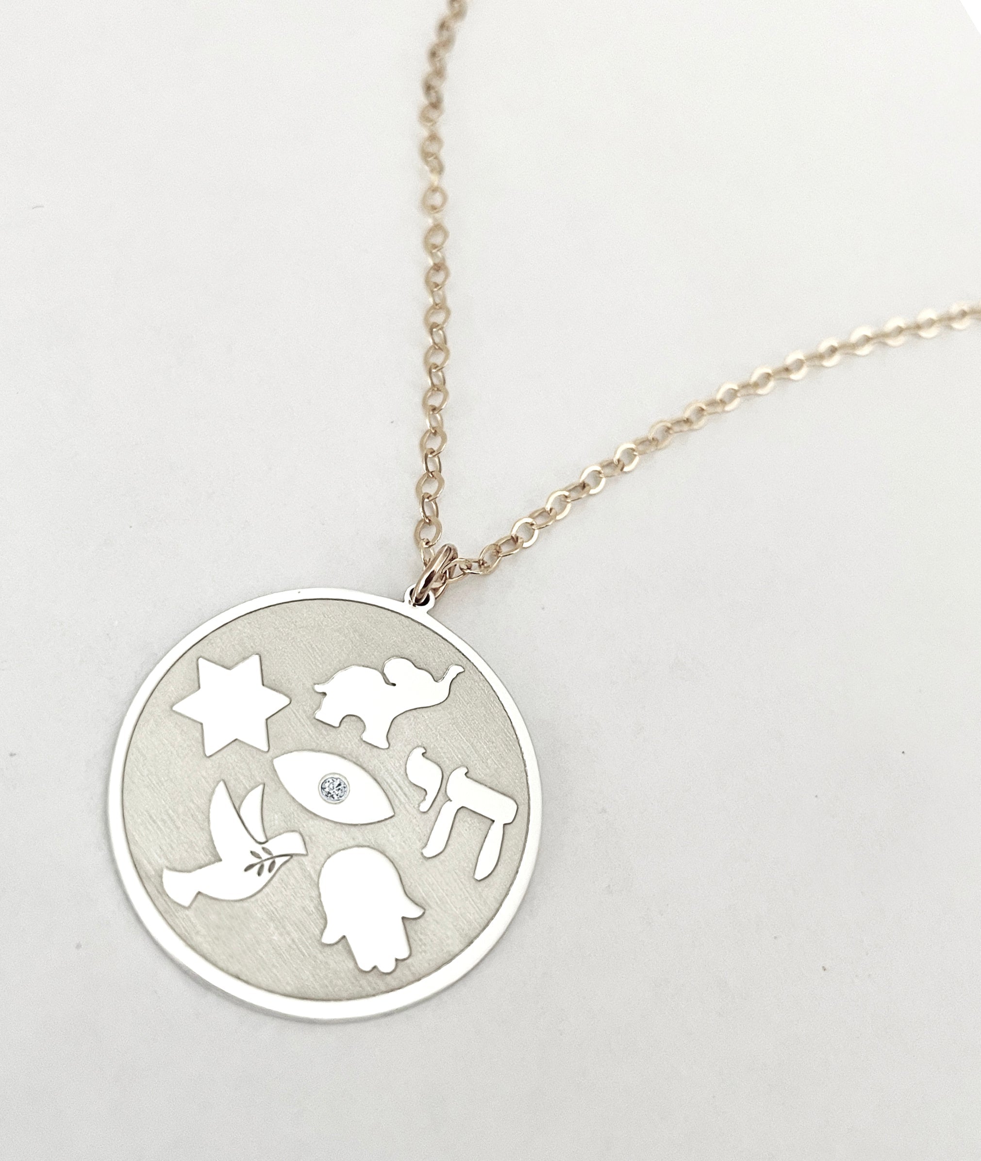 Avi Good Luck Symbols Necklace