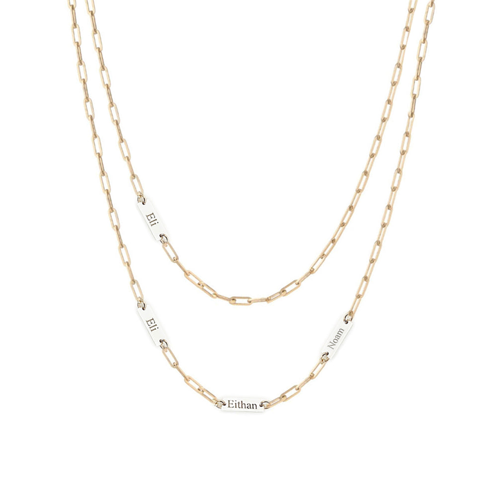 Kayla Name Paperclip Necklace