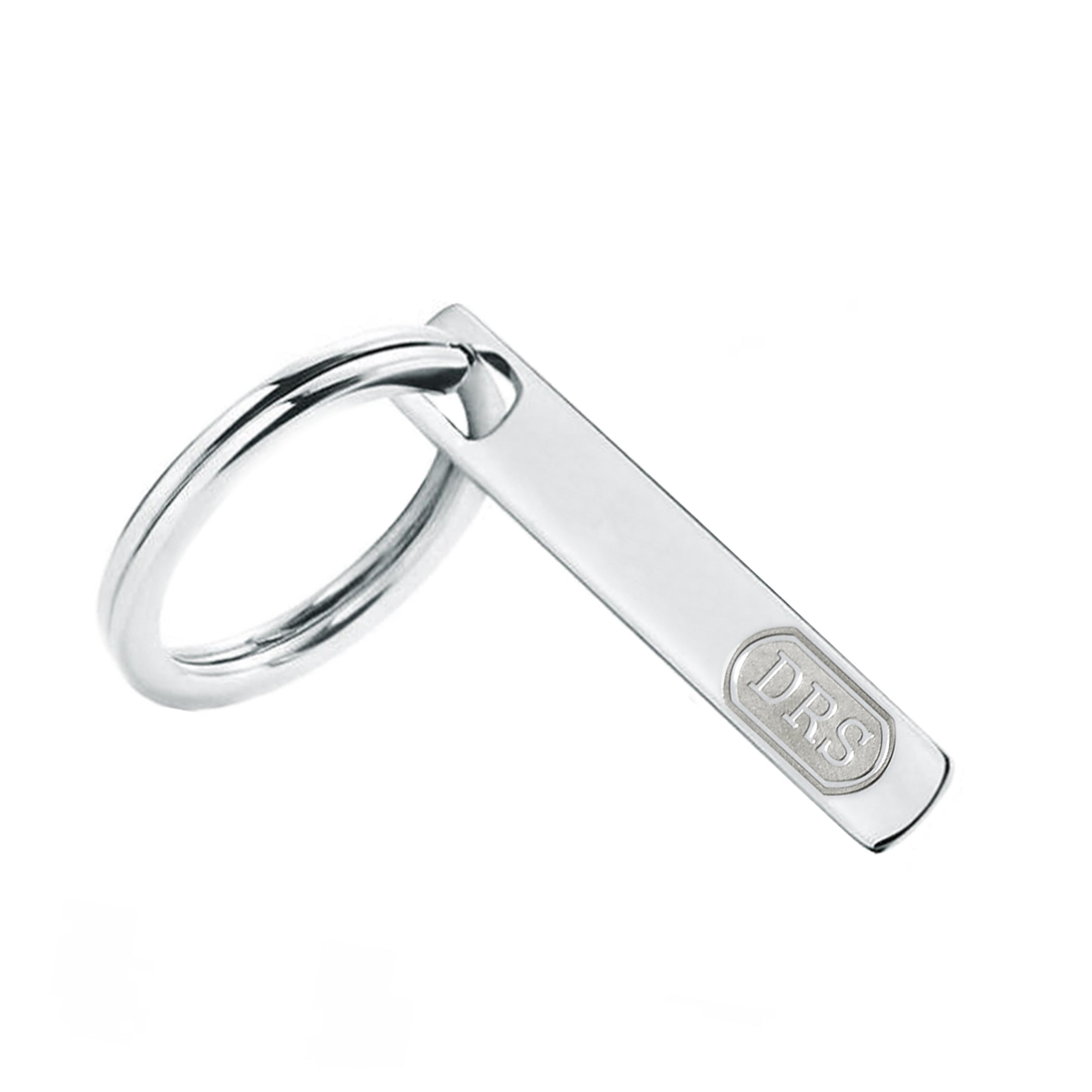 Rectangular Tag Key Chain