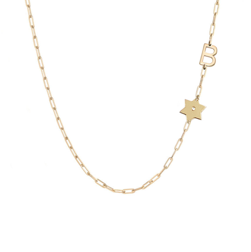 Dani Personalized Star of David Necklace
