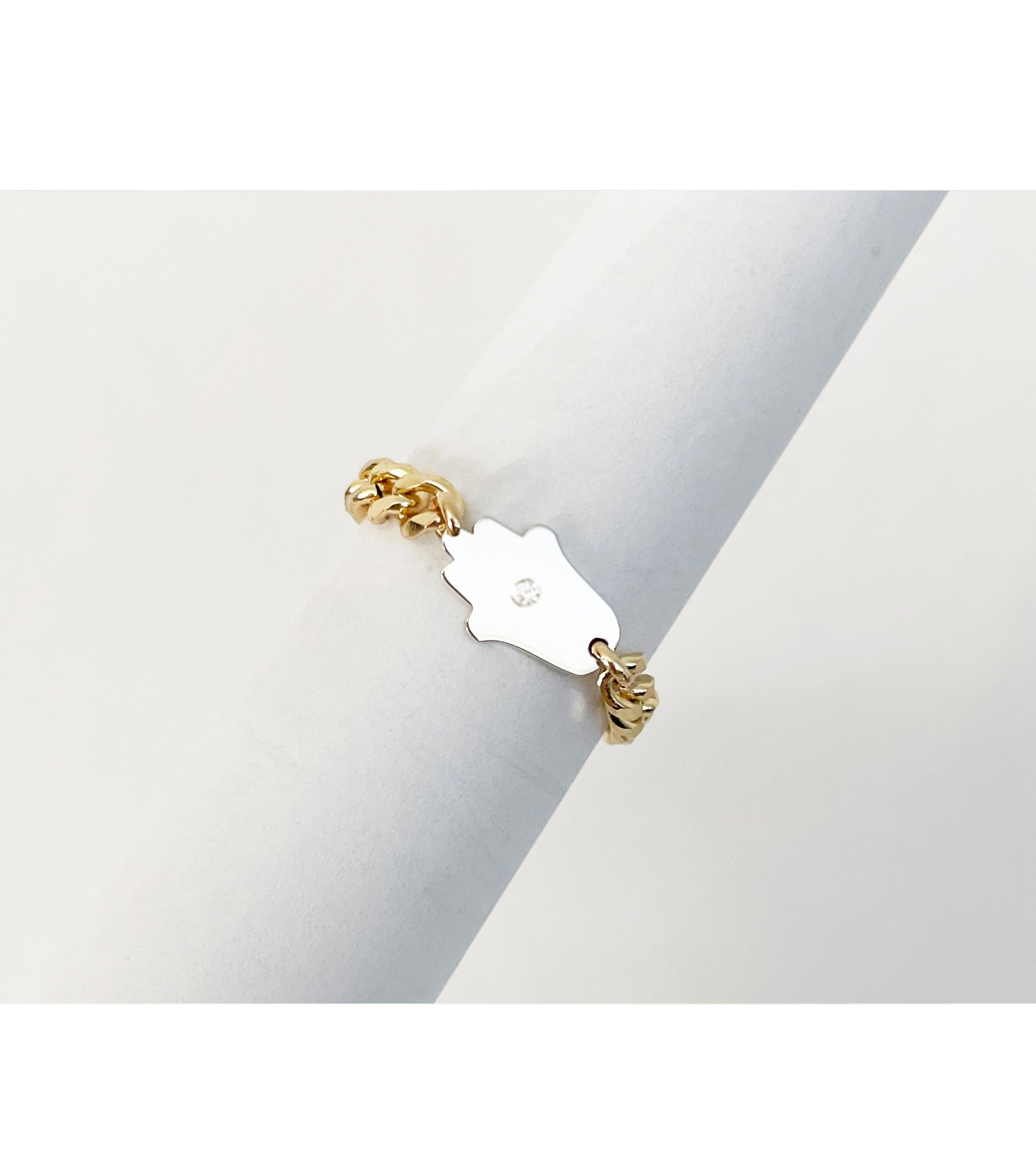 Milena Hamsa Diamong Ring