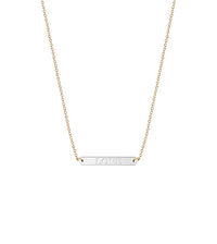 Dina Mini Nameplate | Word Necklace