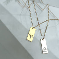 Zodiac Bar Necklace