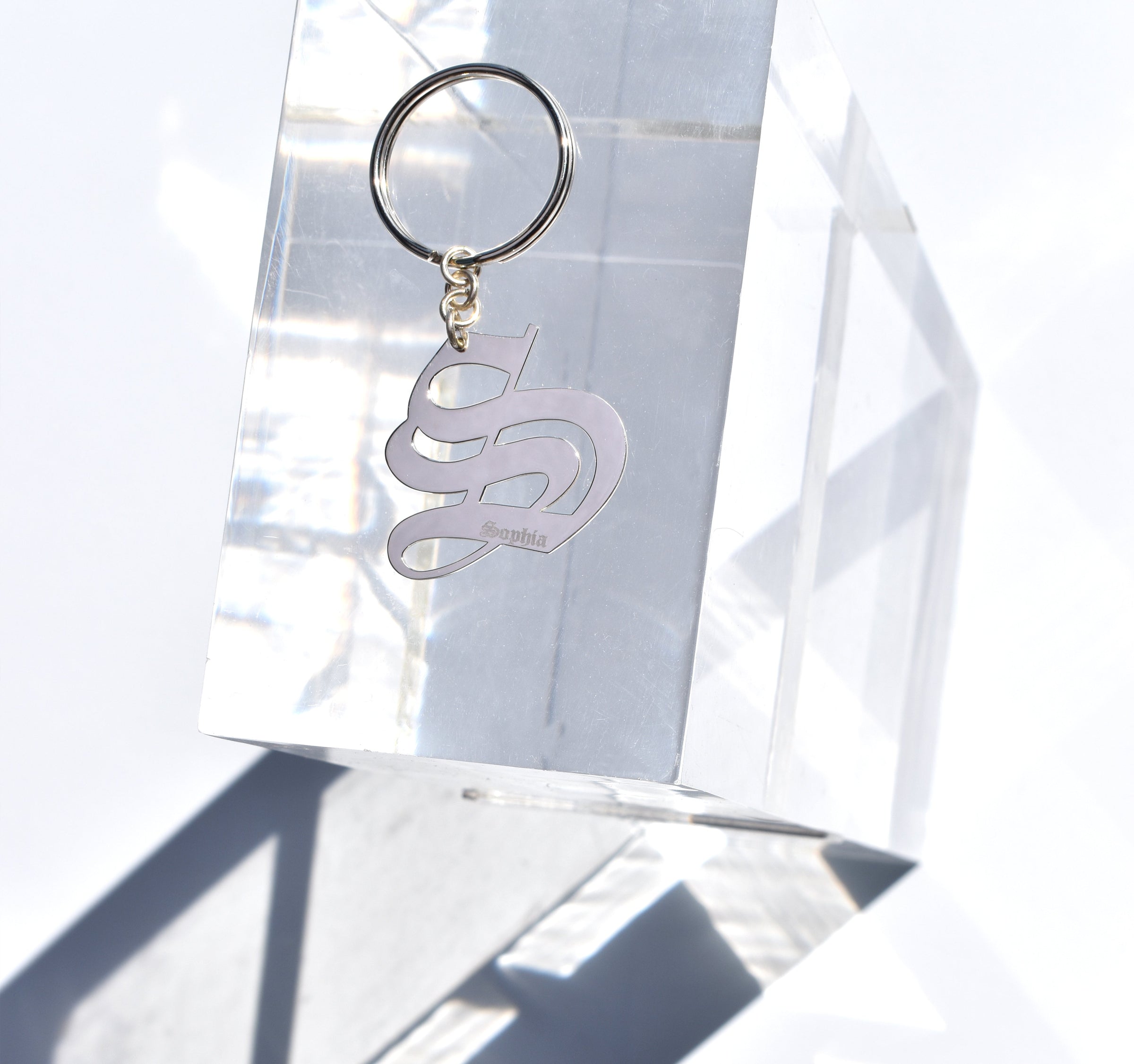 Old London Initial Key Chain