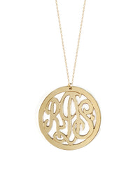 Script Monogram Necklace