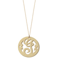 Script Monogram Necklace