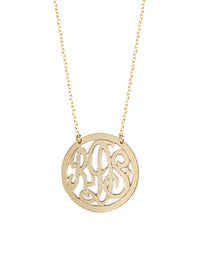 Script Monogram Necklace 2