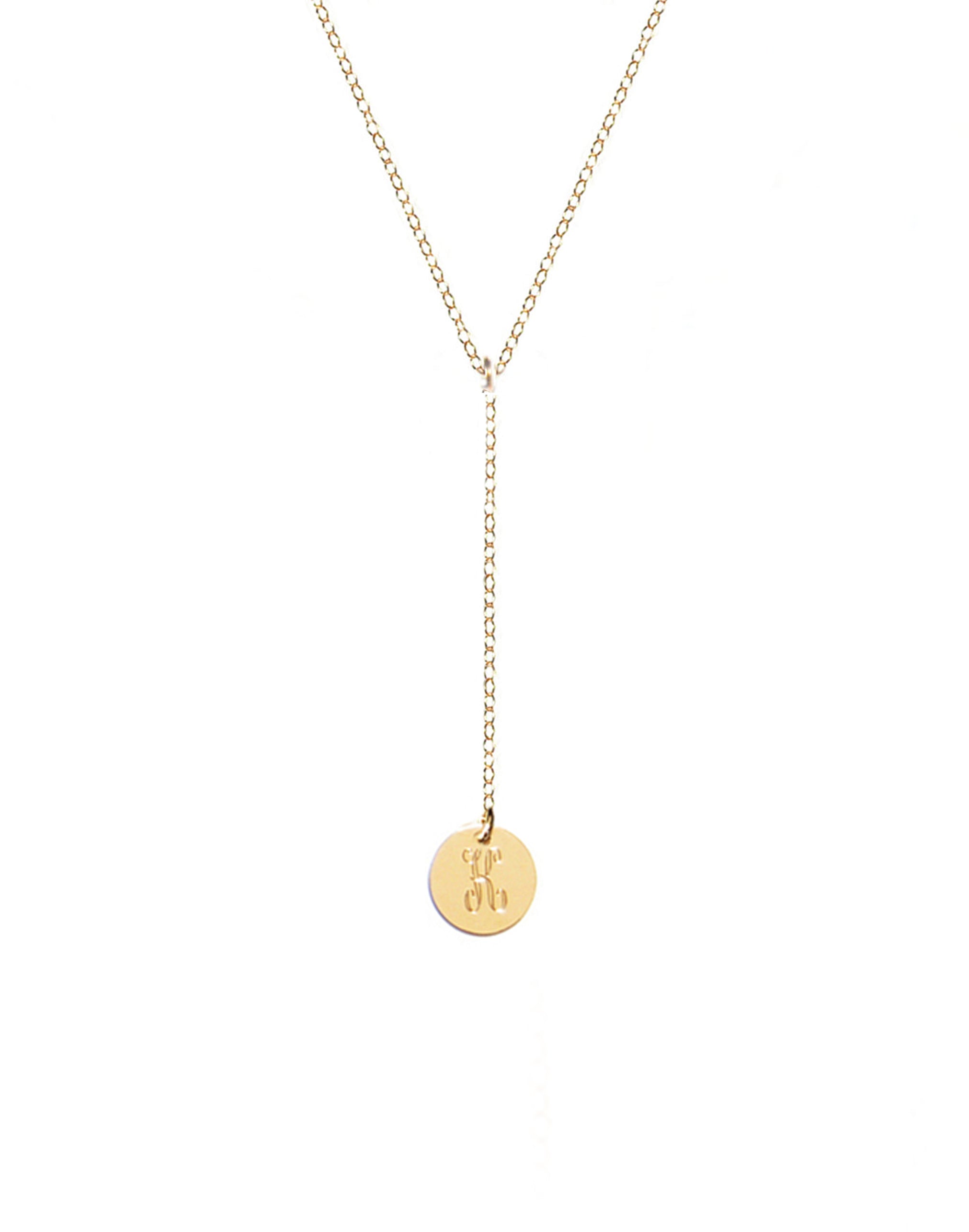 Cascade Initial Necklace