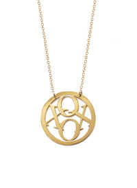 XOXO Circle Necklace