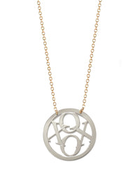 XOXO Circle Necklace
