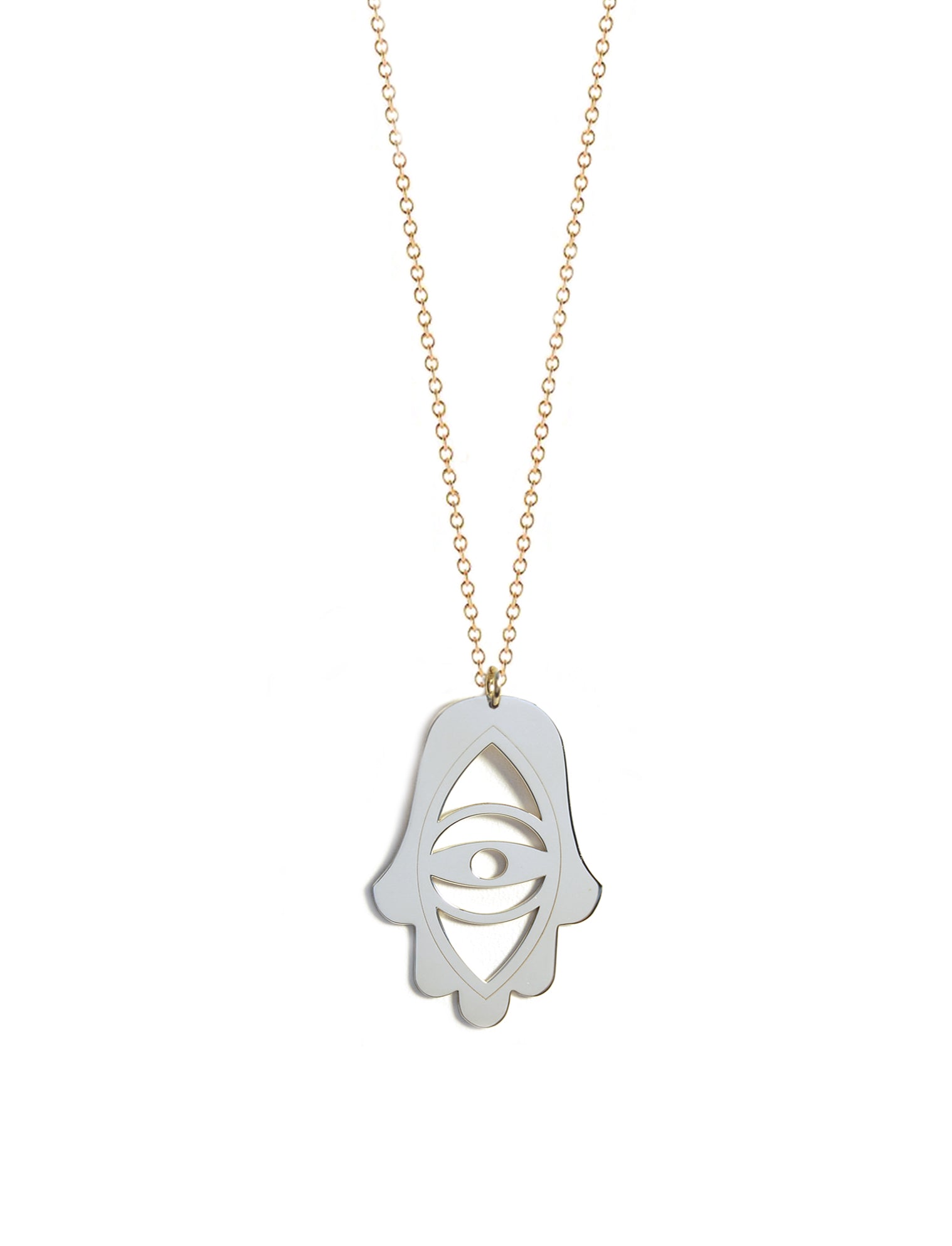 Eye Hamsa Necklace