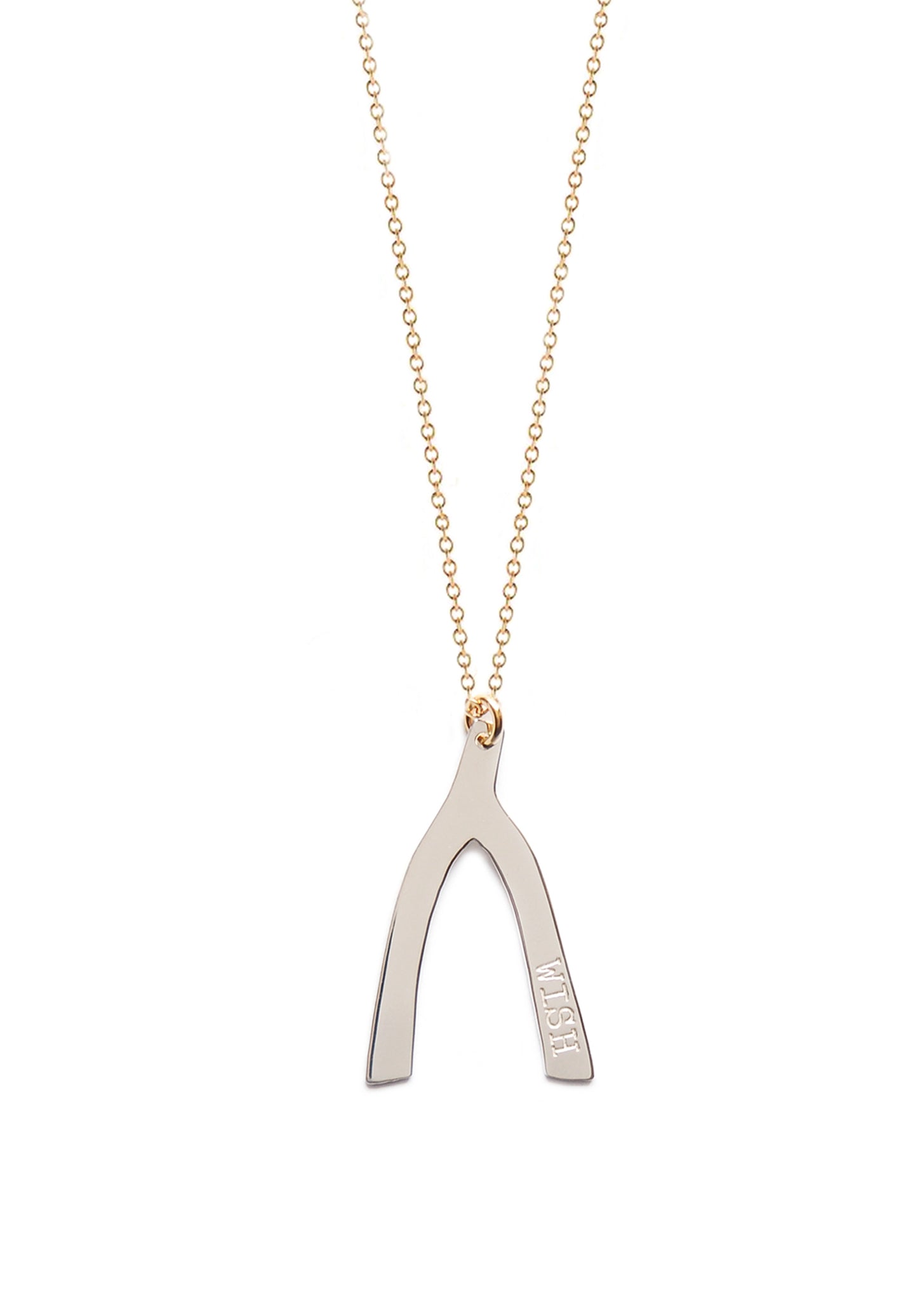 Lucky Wishbone Necklace