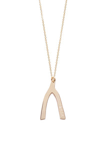 Lucky Wishbone Necklace
