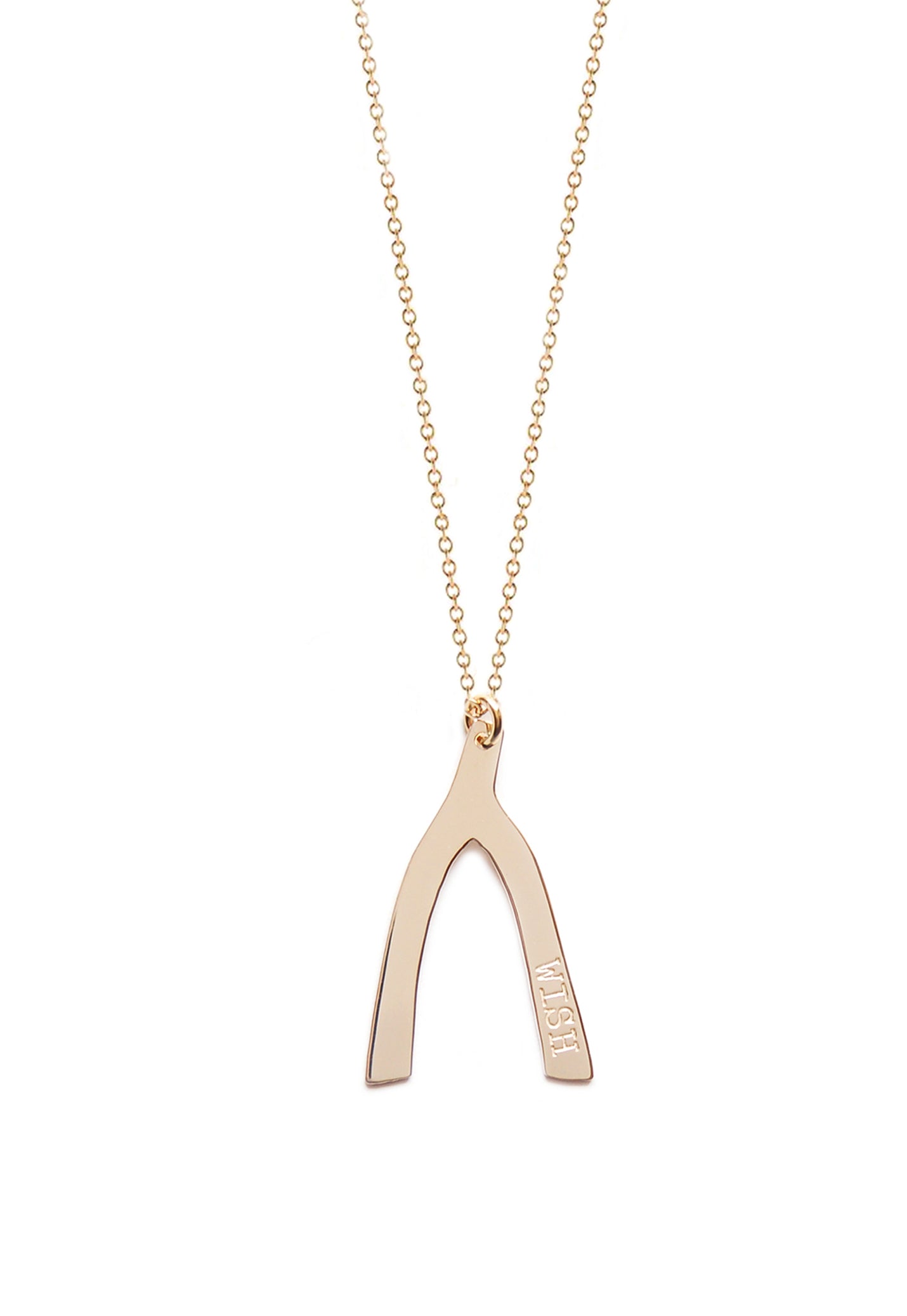 Lucky Wishbone Necklace