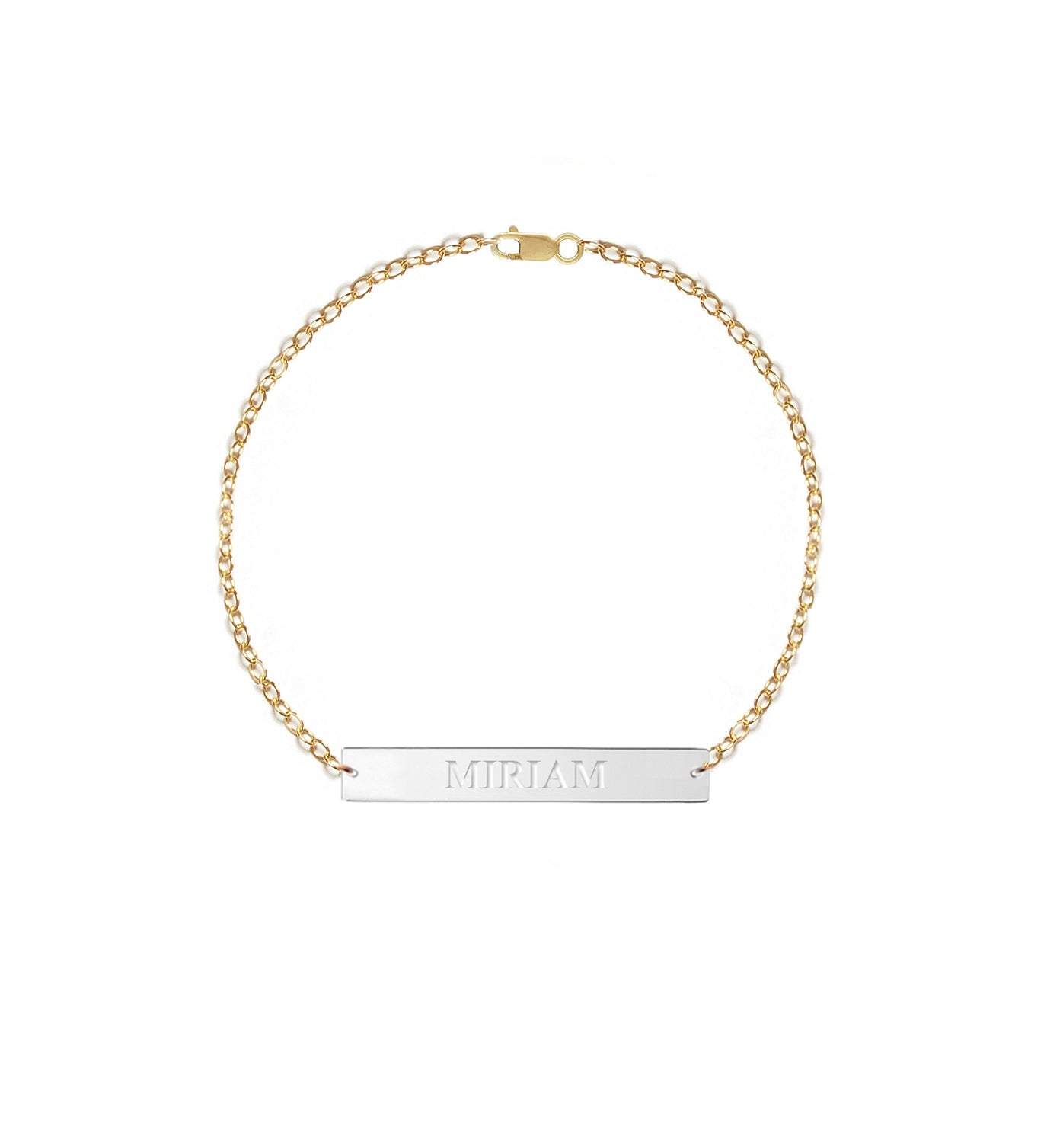 Personalized Nameplate Bracelet
