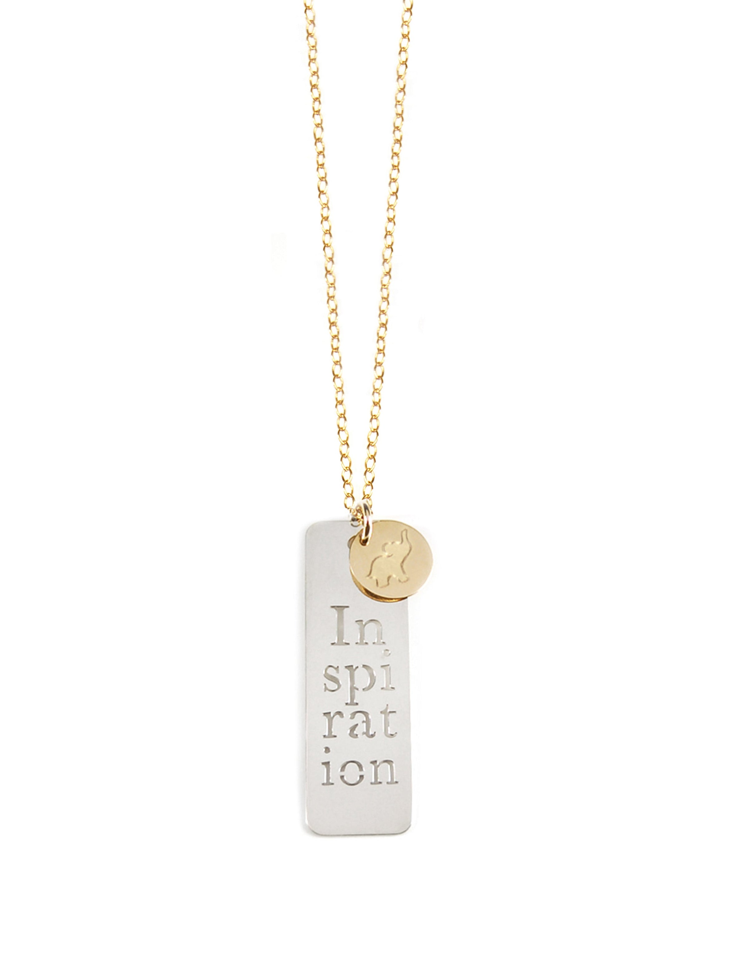 Inspiration Tag Necklace