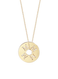 Dannie Initial Token Necklace