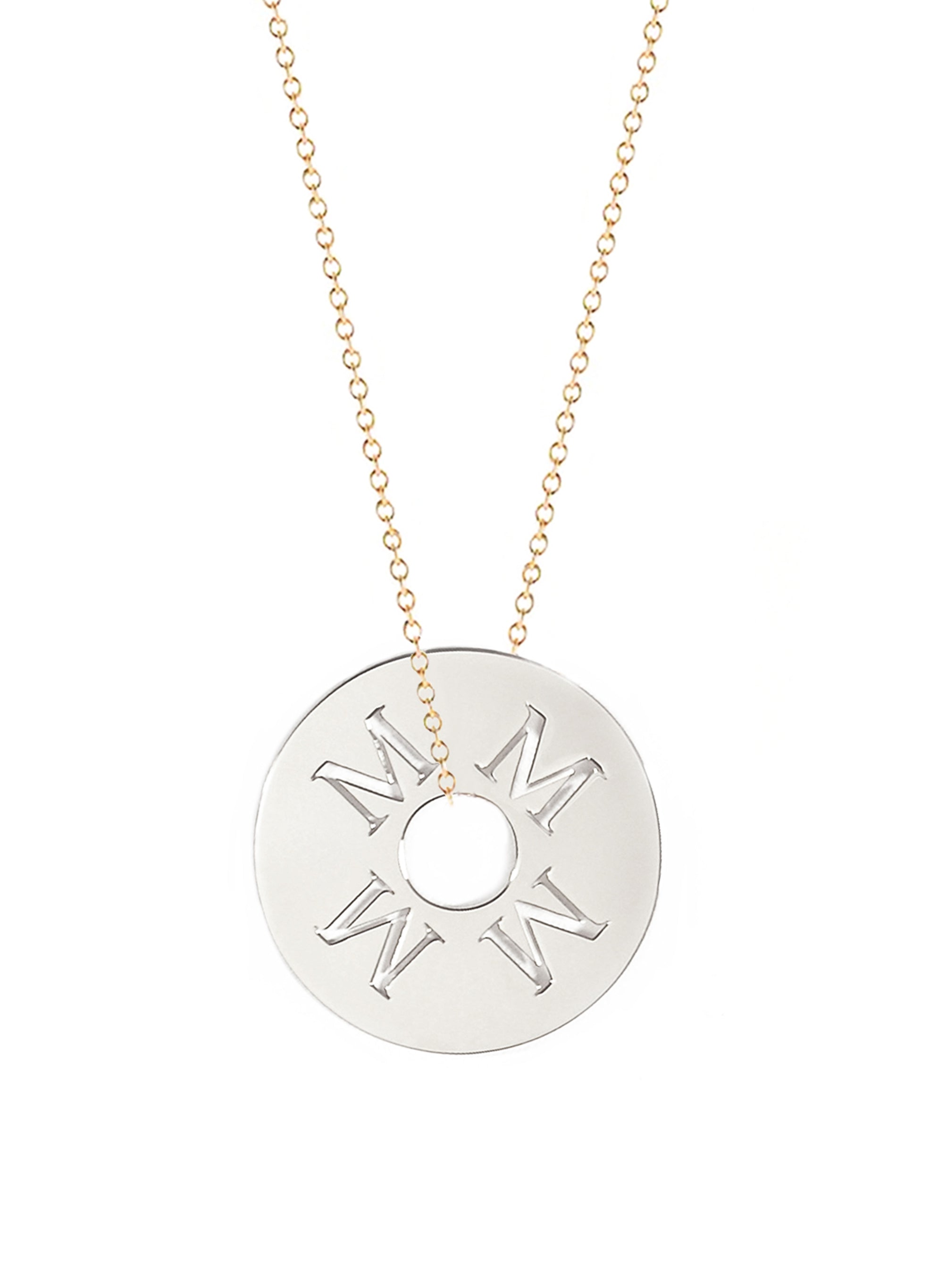 Dannie Initial Token Necklace